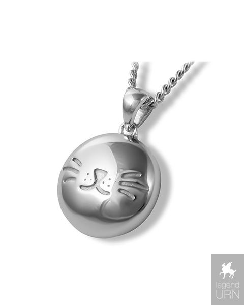 Amazon.com: Cat Urn Necklace for Ashes Sterling Silver My Angel Cat Animal  Cremation Keepsake Memorial Jewelry for Ashes with Blue Heart Crystal from  Austria : Clothing, Shoes & Jewelry