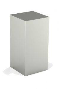 Stainless steel keepsake cube