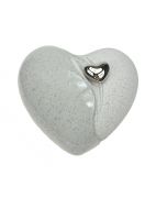 Heart shaped keepsake urn